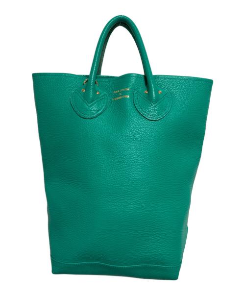 YOUNG & OLSEN The DRYGOODS STORE（ヤングアンドオルセン ザ ドライグッズストア）YOUNG & OLSEN The DRYGOODS STORE (ヤングアンドオルセン ザ ドライグッズストア) EMBOSSED LEATHER HAVERSACK グリーンの古着・服飾アイテム