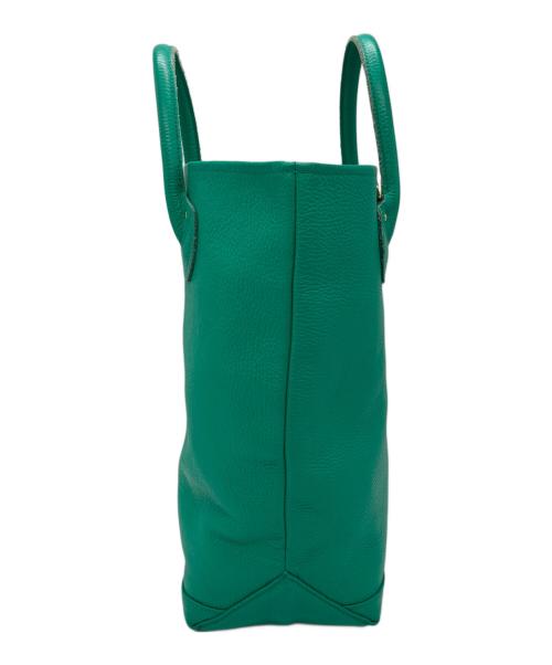 YOUNG & OLSEN The DRYGOODS STORE（ヤングアンドオルセン ザ ドライグッズストア）YOUNG & OLSEN The DRYGOODS STORE (ヤングアンドオルセン ザ ドライグッズストア) EMBOSSED LEATHER HAVERSACK グリーンの古着・服飾アイテム