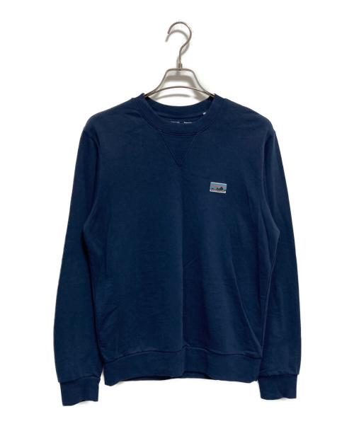 Patagonia（パタゴニア）Patagonia (パタゴニア) リジェネラティブ オーガニックコットン クルーネック スウェット シャツ ネイビー サイズ:XSの古着・服飾アイテム