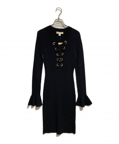 マイケルコース　リブニットワンピース 中古・古着通販】MICHAEL KORS (マイケルコース) リブニットワンピース