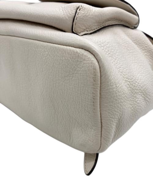 COACH（コーチ）COACH (コーチ) レザーミニリュック アイボリーの古着・服飾アイテム