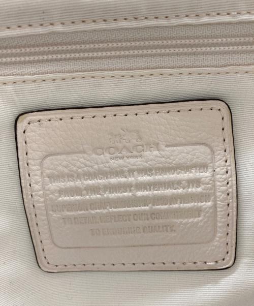 COACH（コーチ）COACH (コーチ) レザーミニリュック アイボリーの古着・服飾アイテム