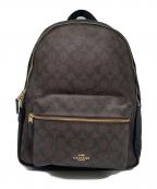COACHコーチ）の古着「チャーリーリュック」｜ブラウン×ブラック