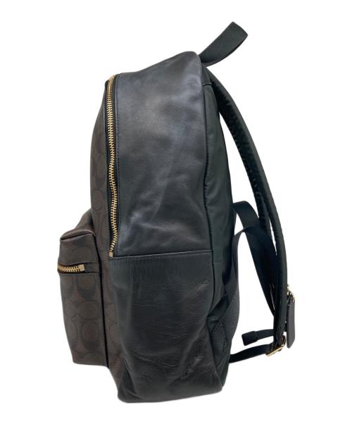COACH（コーチ）COACH (コーチ) チャーリーリュック ブラウン×ブラックの古着・服飾アイテム