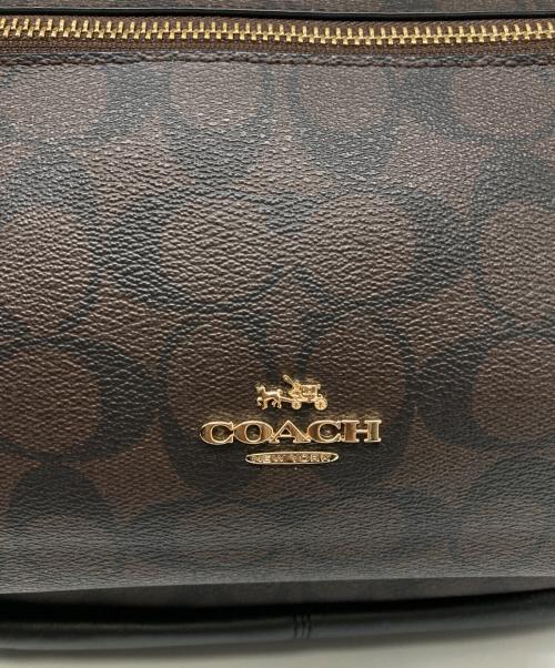COACH（コーチ）COACH (コーチ) チャーリーリュック ブラウン×ブラックの古着・服飾アイテム
