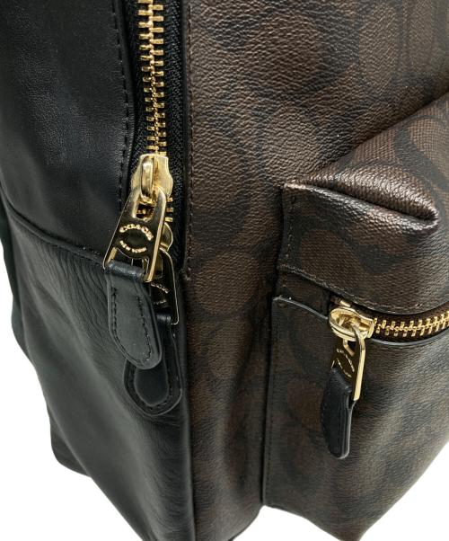 COACH（コーチ）COACH (コーチ) チャーリーリュック ブラウン×ブラックの古着・服飾アイテム