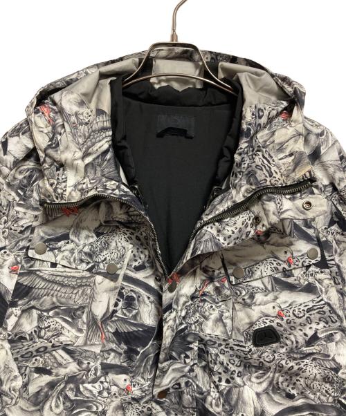 PUMA（プーマ）PUMA (プーマ) SWASH LONDON (スウォッシュ ロンドン) ライナー付ジャケット グレー サイズ:Lの古着・服飾アイテム