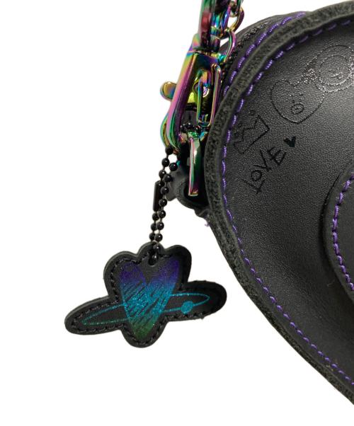 Dr.Martens（ドクターマーチン）Dr.Martens (ドクターマーチン) BT21 マイクロ ハート バッグ ブラックの古着・服飾アイテム