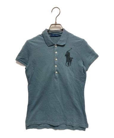 未使用 ラルフローレン ビーズ製 ビッグポニー刺繍入り ポロシャツワンピース 中古・古着通販】RALPH LAUREN (ラルフローレン) ビーズ刺繍ビッグ