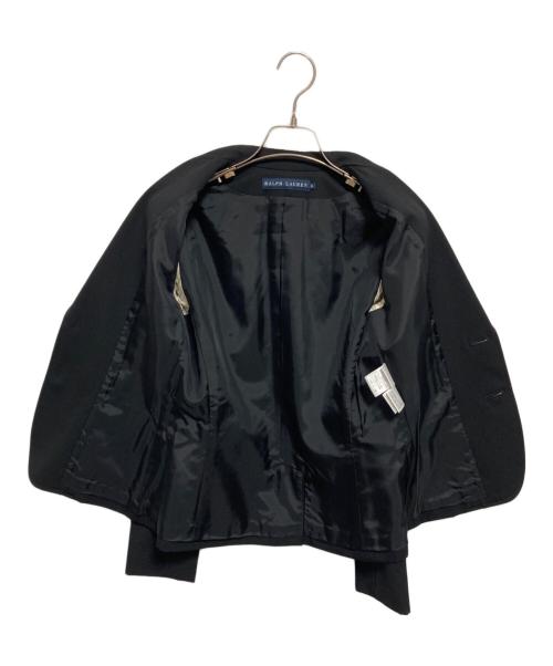RALPH LAUREN（ラルフローレン）RALPH LAUREN (ラルフローレン) エンブレムブレザー ブラック サイズ:9の古着・服飾アイテム