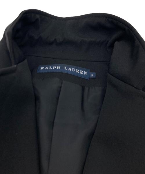 RALPH LAUREN（ラルフローレン）RALPH LAUREN (ラルフローレン) エンブレムブレザー ブラック サイズ:9の古着・服飾アイテム