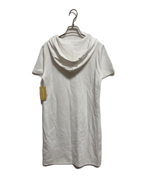 MICHAEL KORS（マイケル・コース）MICHAEL KORS (マイケル・コース) パーカーワンピース ホワイト サイズ:S 未使用品の古着・服飾アイテム