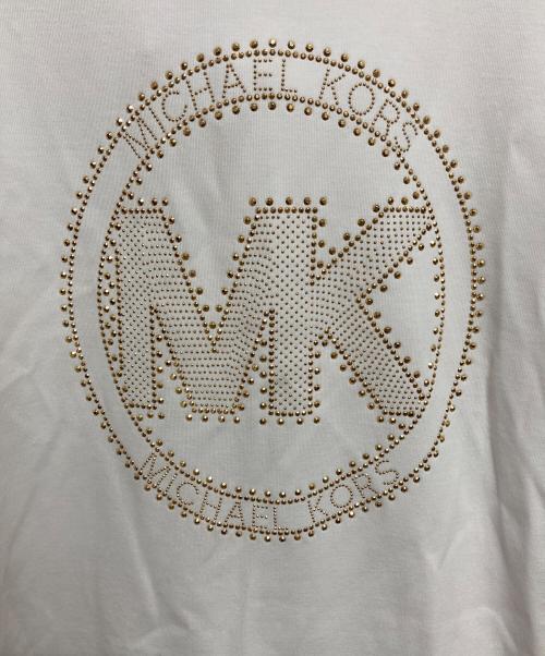 MICHAEL KORS（マイケル・コース）MICHAEL KORS (マイケル・コース) パーカーワンピース ホワイト サイズ:S 未使用品の古着・服飾アイテム