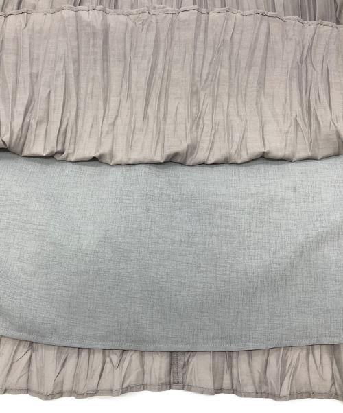 自由区（ジユウク）自由区 (ジユウク) ハンドワッシャープリーツ スカート グレー サイズ:38の古着・服飾アイテム