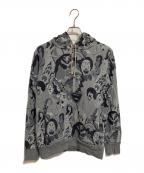 PAUL SMITHポールスミス）の古着「総柄パーカー」｜グレー