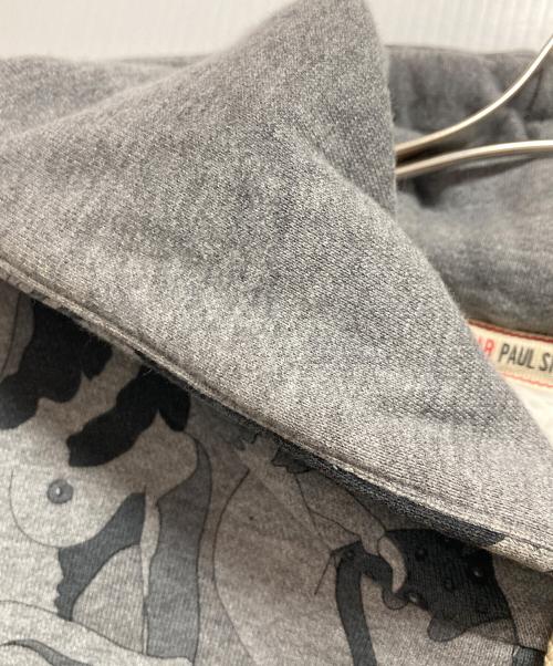 PAUL SMITH（ポールスミス）Paul Smith (ポールスミス) 総柄パーカー グレー サイズ:Mの古着・服飾アイテム