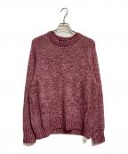 LANVIN COLLECTIONランバンコレクション）の古着「アルパカ混ニット」｜レッド