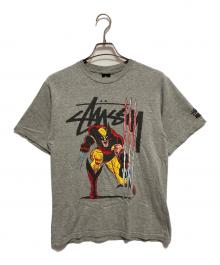 stussy（ステューシー）の古着「プリントTシャツ」｜グレー