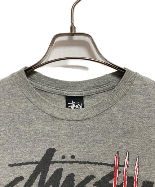 stussy（ステューシー）stussy (ステューシー) プリントTシャツ グレー サイズ:Sの古着・服飾アイテム