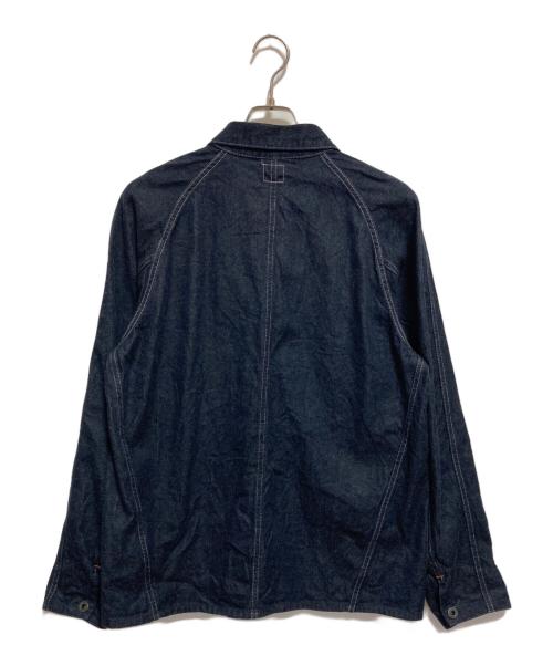 内田縫製（ウチダホウセイ）内田縫製 (ウチダホウセイ) デニムカバーオール インディゴ サイズ:Lの古着・服飾アイテム