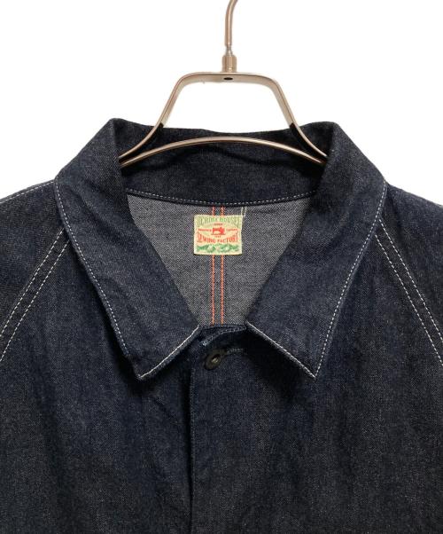 内田縫製（ウチダホウセイ）内田縫製 (ウチダホウセイ) デニムカバーオール インディゴ サイズ:Lの古着・服飾アイテム