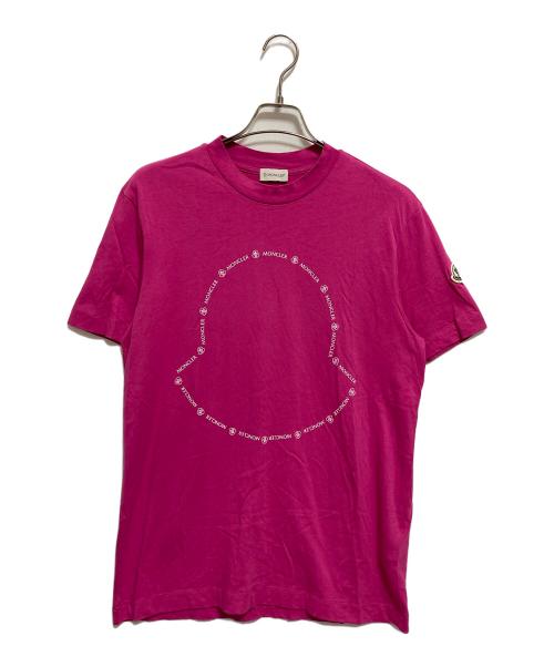 MONCLER（モンクレール）MONCLER (モンクレール) 22SS SS T-SHIRT ピンク サイズ:Sの古着・服飾アイテム
