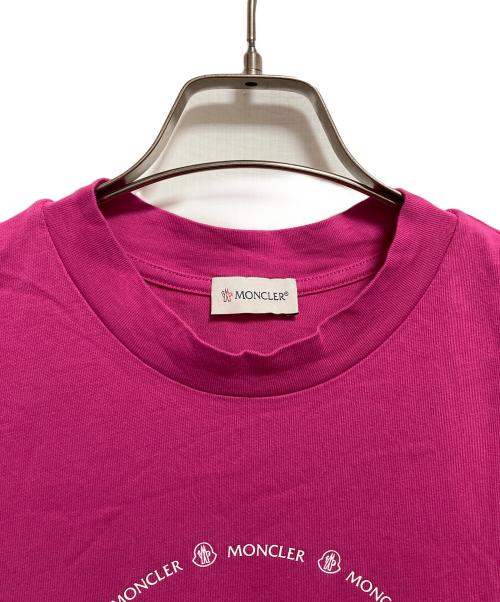 MONCLER（モンクレール）MONCLER (モンクレール) 22SS SS T-SHIRT ピンク サイズ:Sの古着・服飾アイテム