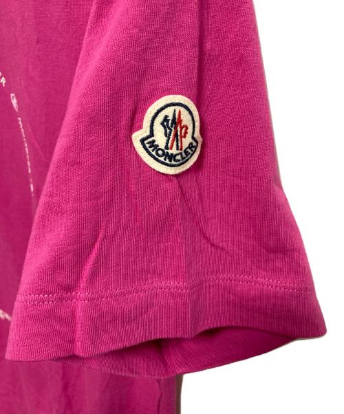 MONCLER（モンクレール）MONCLER (モンクレール) 22SS SS T-SHIRT ピンク サイズ:Sの古着・服飾アイテム