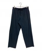 MARKAWAREマーカウェア）の古着「WIDE ORGANIC COTTON DRY TWILL」｜ネイビー