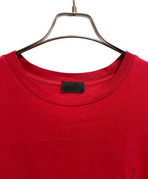 MONCLER（モンクレール）MONCLER (モンクレール) MAGLIA T-Shirt レッド サイズ:XLの古着・服飾アイテム