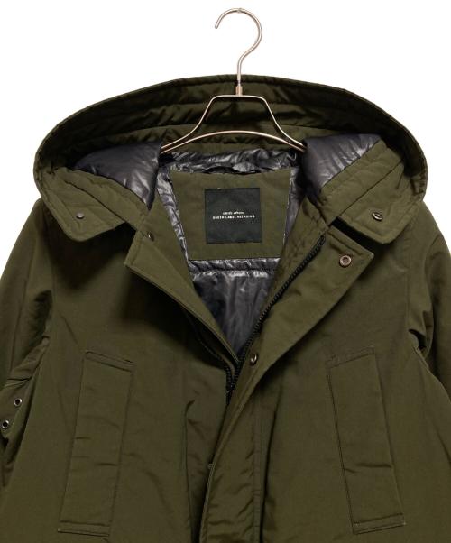 green label relaxing（グリーンレーベルリラクシング）green label relaxing (グリーンレーベルリラクシング) N-3B ダウン ジャケット グリーン サイズ:Sの古着・服飾アイテム