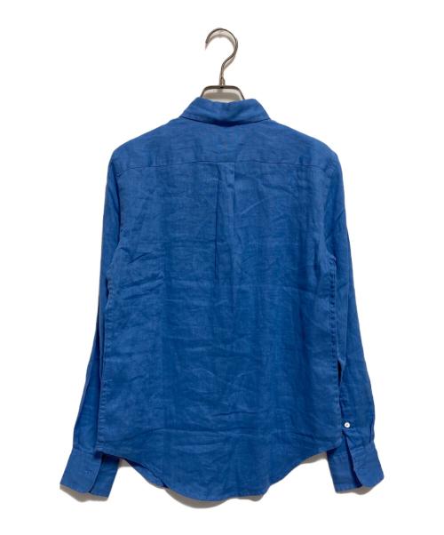 POLO RALPH LAUREN（ポロ・ラルフローレン）POLO RALPH LAUREN (ポロ・ラルフローレン) リラックスド フィット リネン シャツ ブルー サイズ:XXS 未使用品の古着・服飾アイテム