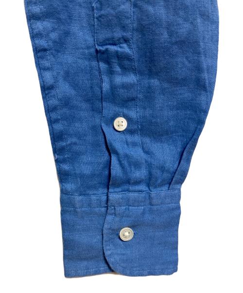 POLO RALPH LAUREN（ポロ・ラルフローレン）POLO RALPH LAUREN (ポロ・ラルフローレン) リラックスド フィット リネン シャツ ブルー サイズ:XXS 未使用品の古着・服飾アイテム