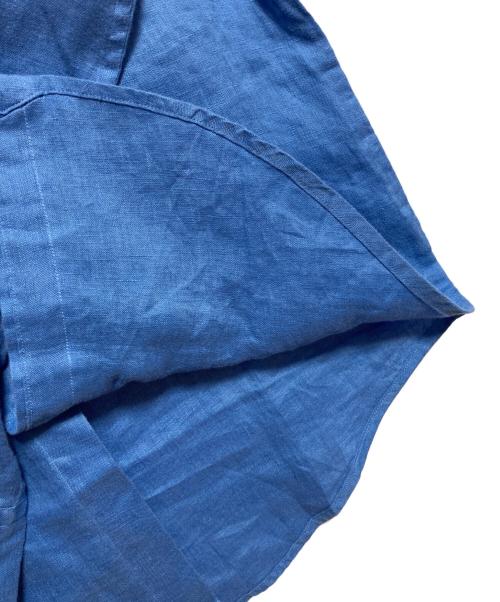 POLO RALPH LAUREN（ポロ・ラルフローレン）POLO RALPH LAUREN (ポロ・ラルフローレン) リラックスド フィット リネン シャツ ブルー サイズ:XXS 未使用品の古着・服飾アイテム
