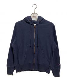 Champion REVERSE WEAVE（チャンピオン リバース ウィーブ）の古着「ジップパーカー」｜ネイビー