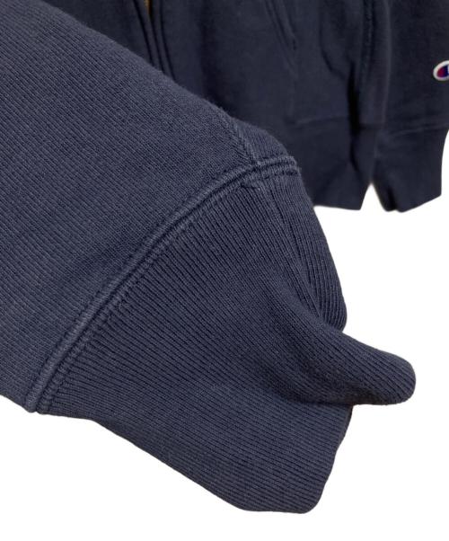 Champion REVERSE WEAVE（チャンピオン リバース ウィーブ）Champion REVERSE WEAVE (チャンピオン リバース ウィーブ) ジップパーカー ネイビー サイズ:Lの古着・服飾アイテム