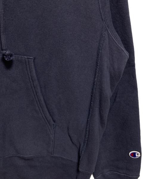 Champion REVERSE WEAVE（チャンピオン リバース ウィーブ）Champion REVERSE WEAVE (チャンピオン リバース ウィーブ) ジップパーカー ネイビー サイズ:Lの古着・服飾アイテム