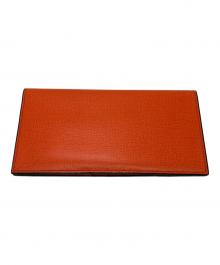 Valextra（ヴァレクストラ）の古着「長財布」｜オレンジ