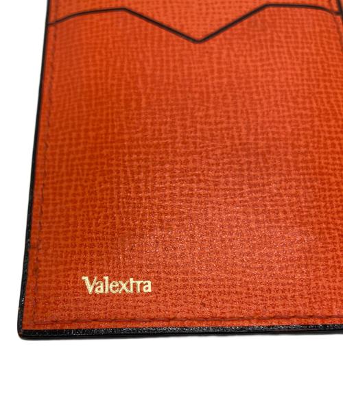 Valextra（ヴァレクストラ）Valextra (ヴァレクストラ) 長財布 オレンジの古着・服飾アイテム