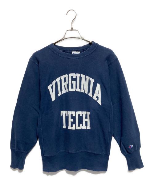Champion（チャンピオン）Champion (チャンピオン) リバースウィーブプリントスウェット ネイビー サイズ:Ｍの古着・服飾アイテム
