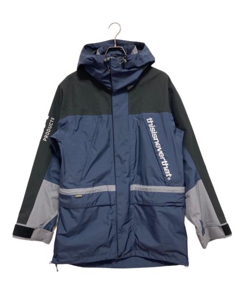 thisisneverthat（ディスイズネバーザット）thisisneverthat (ディスイズネバーザット) GORE-TEX マウンテンパーカー ネイビー サイズ:Mの古着・服飾アイテム
