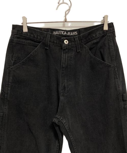 NAUTICA JEANS CO.（ノーティカジーンズカンパニ）NAUTICA JEANS CO. (ノーティカジーンズカンパニ) 00’sブラックペインターデニム ブラック サイズ:W32×L34の古着・服飾アイテム
