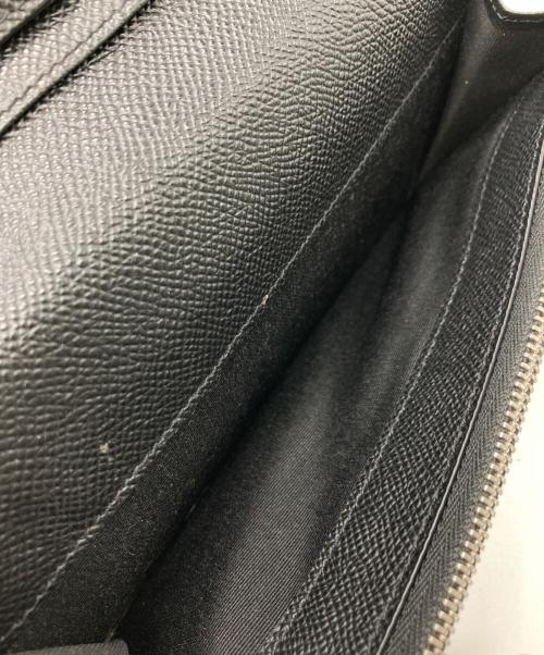 BURBERRY（バーバリー）BURBERRY (バーバリー) アイコンストライフロングウォレット ブラックの古着・服飾アイテム
