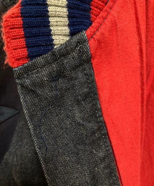 LEVI'S（リーバイス）LEVI'S (リーバイス) デニムレザー切替スタジャン インディゴ サイズ:Lの古着・服飾アイテム