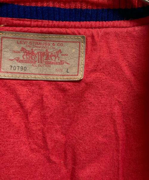 LEVI'S（リーバイス）LEVI'S (リーバイス) デニムレザー切替スタジャン インディゴ サイズ:Lの古着・服飾アイテム