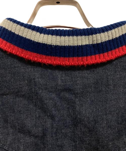 LEVI'S（リーバイス）LEVI'S (リーバイス) デニムレザー切替スタジャン インディゴ サイズ:Lの古着・服飾アイテム