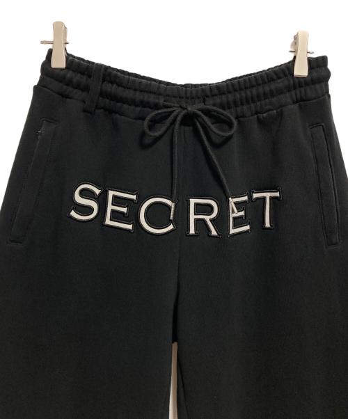 SECRET（セイクリッド）SECRET (セイクリッド) スウェットパンツ ブラック サイズ:Mの古着・服飾アイテム