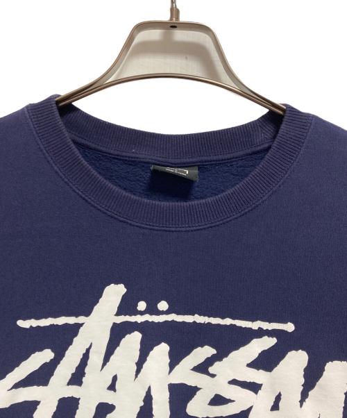 stussy（ステューシー）stussy (ステューシー) WORLD TOUR スウエット ネイビー サイズ:Lの古着・服飾アイテム