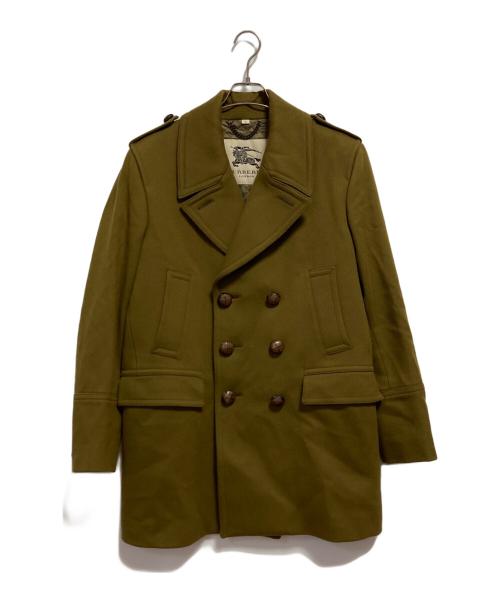 BURBERRY LONDON（バーバリーロンドン）BURBERRY LONDON (バーバリーロンドン) Pコート カーキ サイズ:54の古着・服飾アイテム