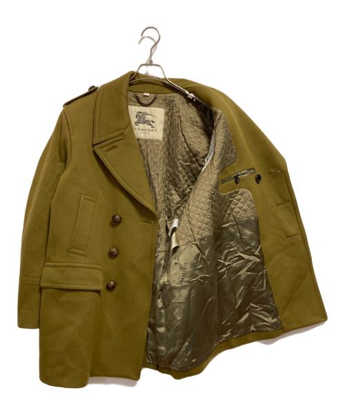 BURBERRY LONDON（バーバリーロンドン）BURBERRY LONDON (バーバリーロンドン) Pコート カーキ サイズ:54の古着・服飾アイテム